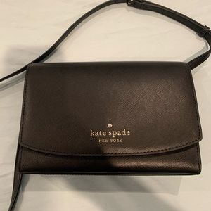 KATE SPADE BLACK CONVERTIBLE CROSSBODY NWT